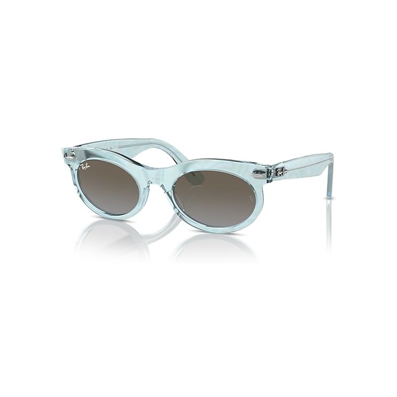 Ray-Ban Authentic Oval Glasses With Top-Notch Service - Unisex - Sunglasses - Blue - 53 Mm - Accessories - Image 3