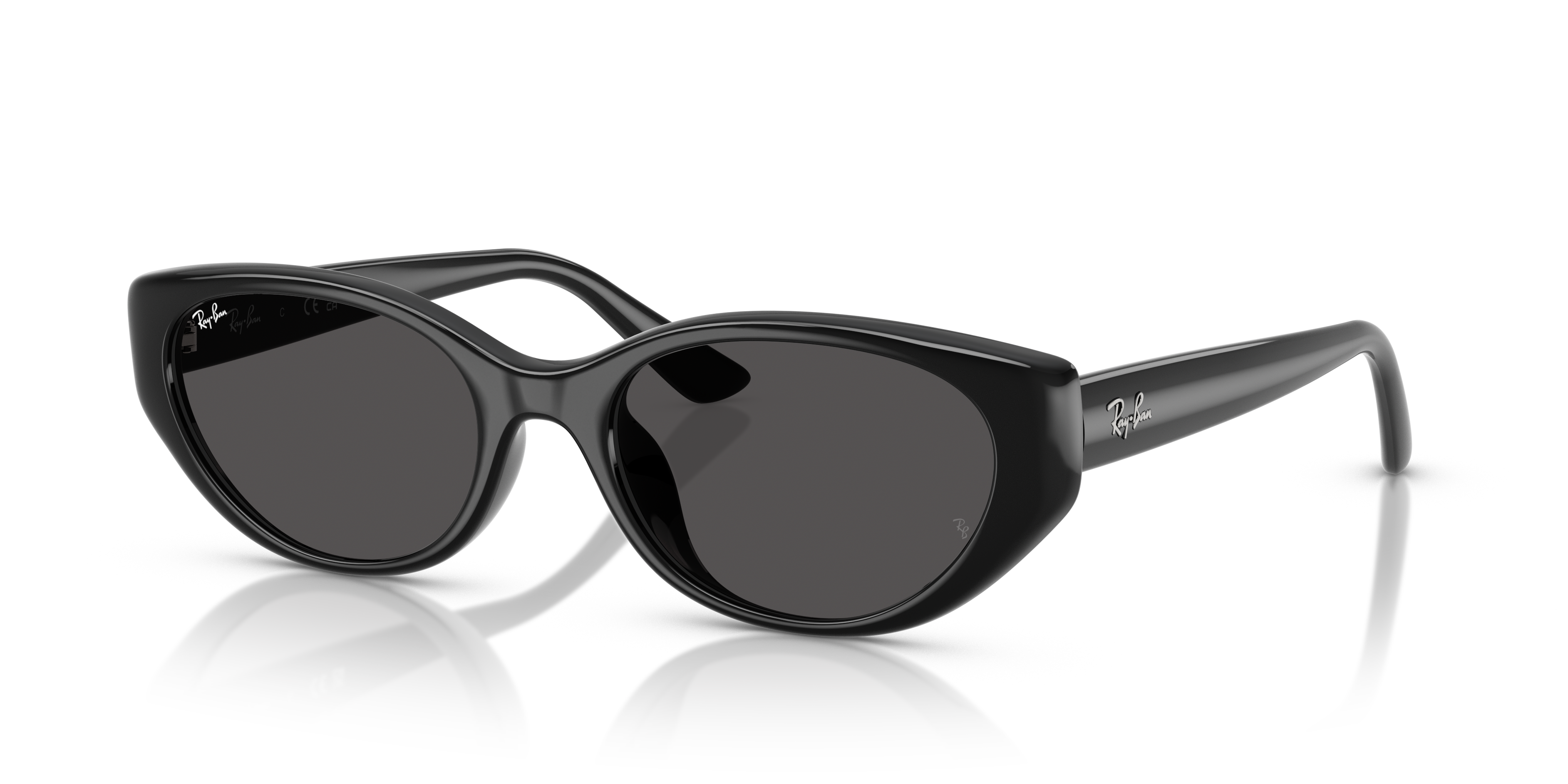 レイバン　Ray-Ban RB4457D ovy RB4457D BIO-BASED Sunglasses in Black and Dark Grey - RB4457D
