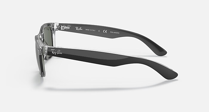 NEW WAYFARER CLASSIC Sunglasses in Black On Transparent and