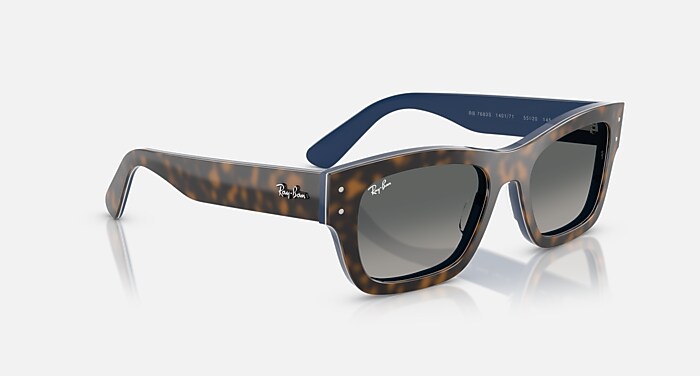 JOSEPH Sunglasses in Havana Grey On Gradient Blue and Gradient