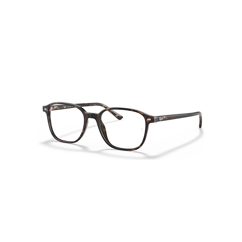 Ray-Ban Eyeglasses Unisex Leonard Optics - Havana Frame Clear Lenses Polarized 51-17