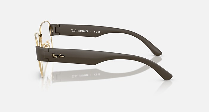 RB6532 OPTICS Eyeglasses with Arista Gold and Clear (53-18