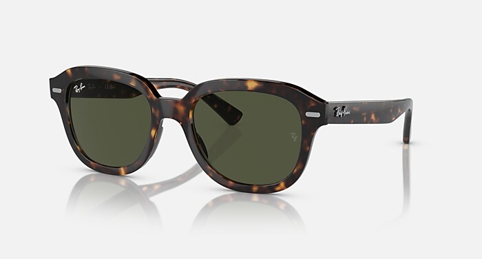 ERIK Sunglasses in Havana and Green (53-20) - RB4398 | Ray-Ban® US