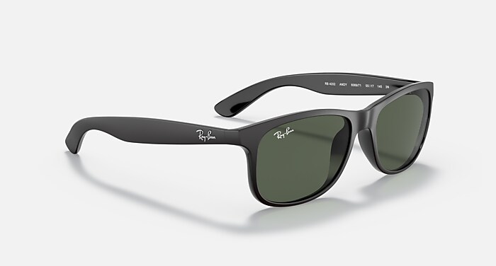 ANDY Sunglasses in Black and Green (55-17) - RB4202 | Ray-Ban® US