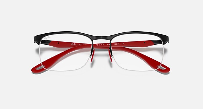 RB8416M SCUDERIA FERRARI COLLECTION Eyeglasses with Black Frame