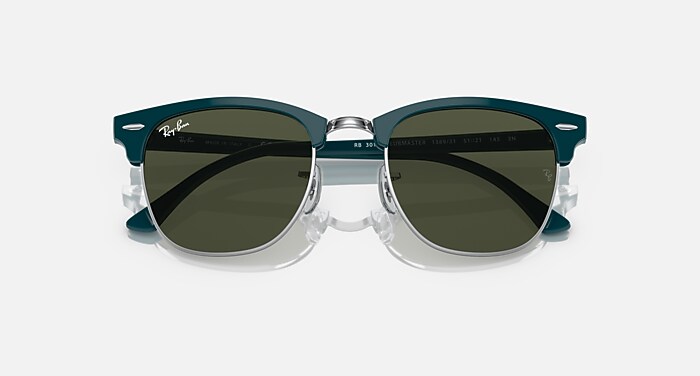 CLUBMASTER Sunglasses in Blue Grey and Green (51-21) - RB3016