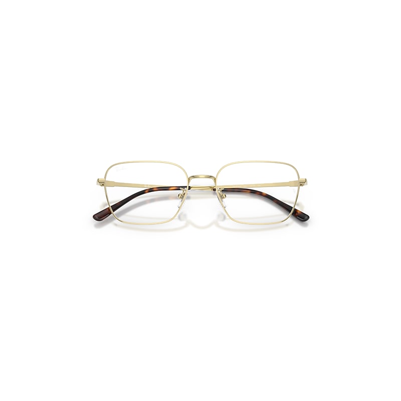 Ray-Ban Rb8784d Titanium Optics Optical Pale Gold Frame Clear Lenses Polarized 54-18