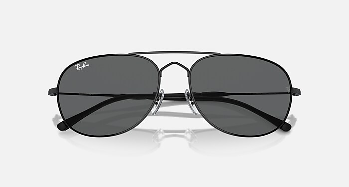 Ray-Ban ブラックフレーム ミラー偏光サングラス レイバン公式ストア】 Ray-Ban® BAIN BRIDGE サングラス | ブラック X