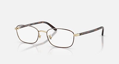 RB6551D OPTICS Eyeglasses with Gunmetal and Clear (53-18