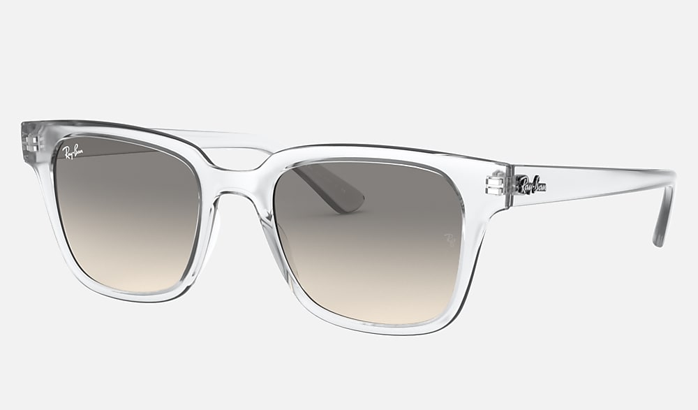 RB4323 Sunglasses in Transparent and Light Grey Gradient - RB4323