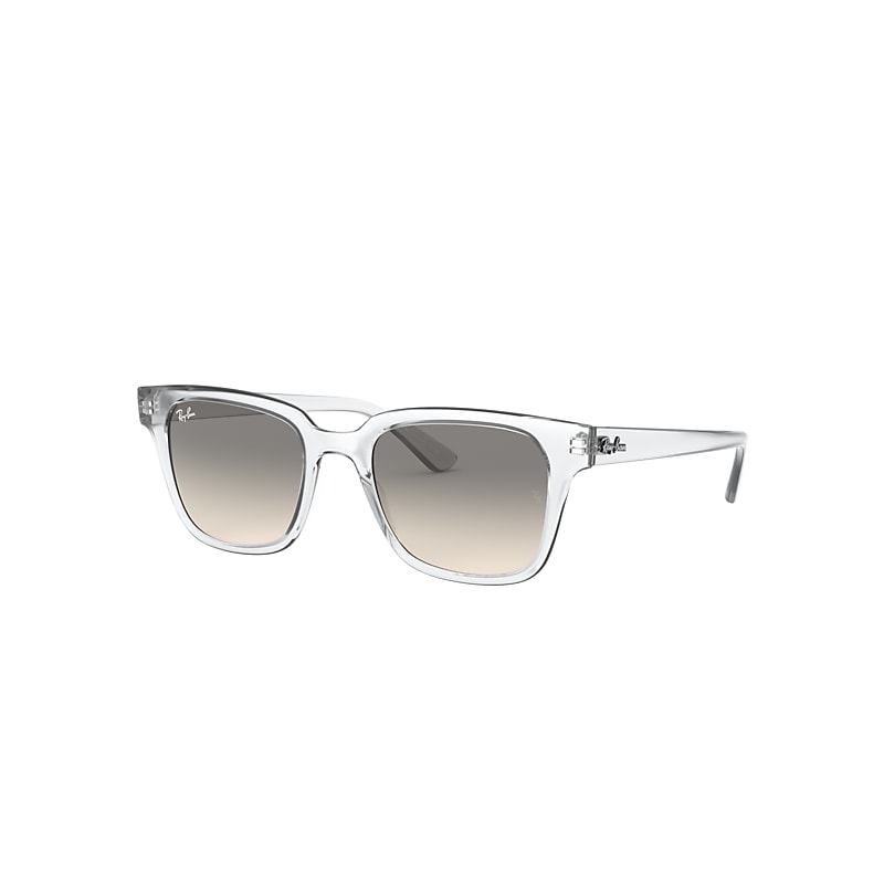 Ray-Ban Sunglasses - Transparent Frame Grey Lenses 51-20, RB4323 - Image 1