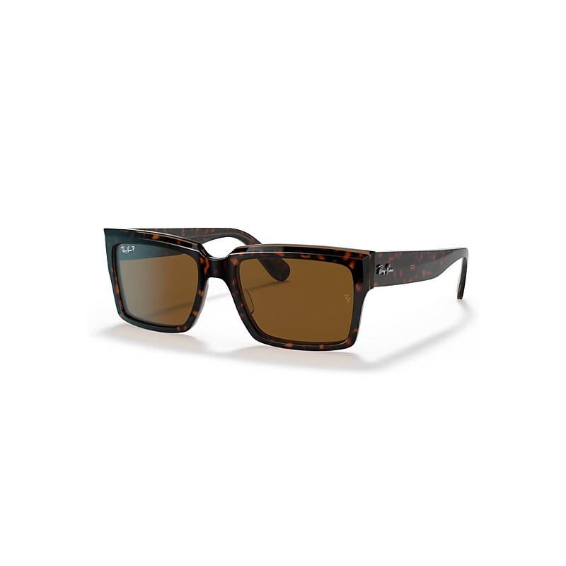 Ray-Ban Unisex Sunglass Inverness - Frame color: Havana On Transparent Brown, Lens color: Brown Polarized - Image 2
