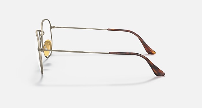 HEXAGONAL TITANIUM OPTICS Eyeglasses with Gold Frame - RB8148V