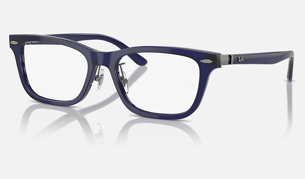 RB5426D OPTICS メガネ トランスペアレントブルー と クリア (54-18