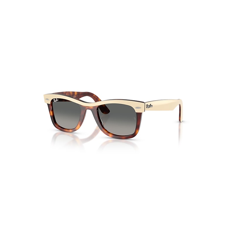 Ray-Ban Sunglasses  Wayfarer Street Neat - Beige Havana Frame Grey Lenses 50-22, RB2240
