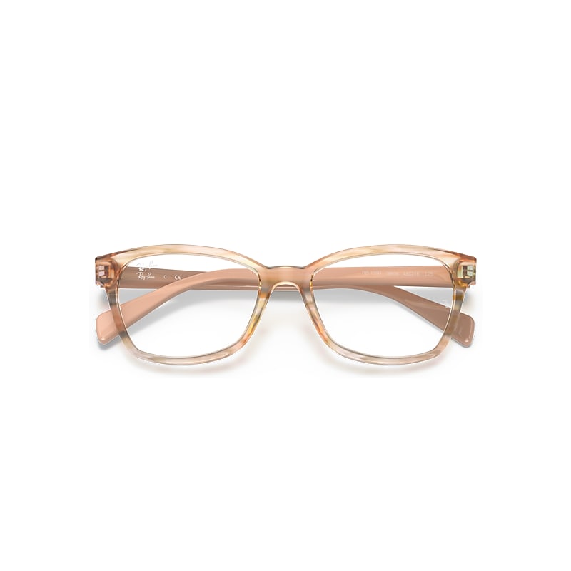 Ray-Ban Rb1591 Optics Kids Optical Beige Frame Clear Lenses Polarized 46-16