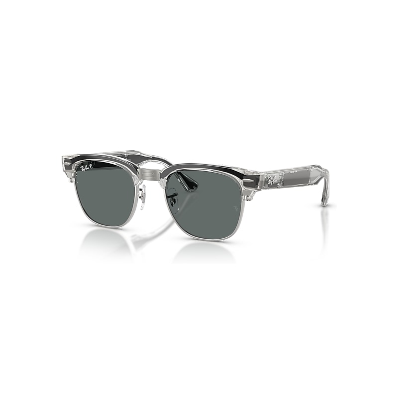 Ray-Ban Meta Audio Clubmaster Montura Gris Hierro Transparente Lentes Gris Ai Glasses, RW7004