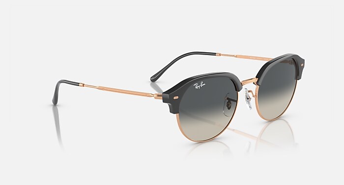 RB4429 Sunglasses in Dark Grey On Rose Gold and Grey - RB4429