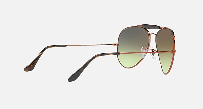 OUTDOORSMAN II Sunglasses in Bronze-Copper and Green Gradient