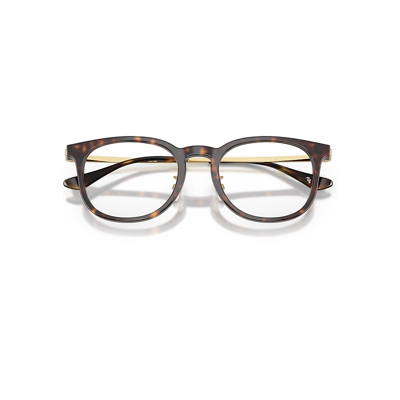 Ray-Ban Rb5453d Optics Optical Gold Frame Clear Lenses Polarized 52-20