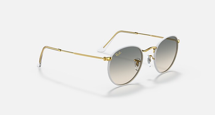 ROUND METAL FULL COLOR LEGEND Sunglasses in Grey and Light Grey