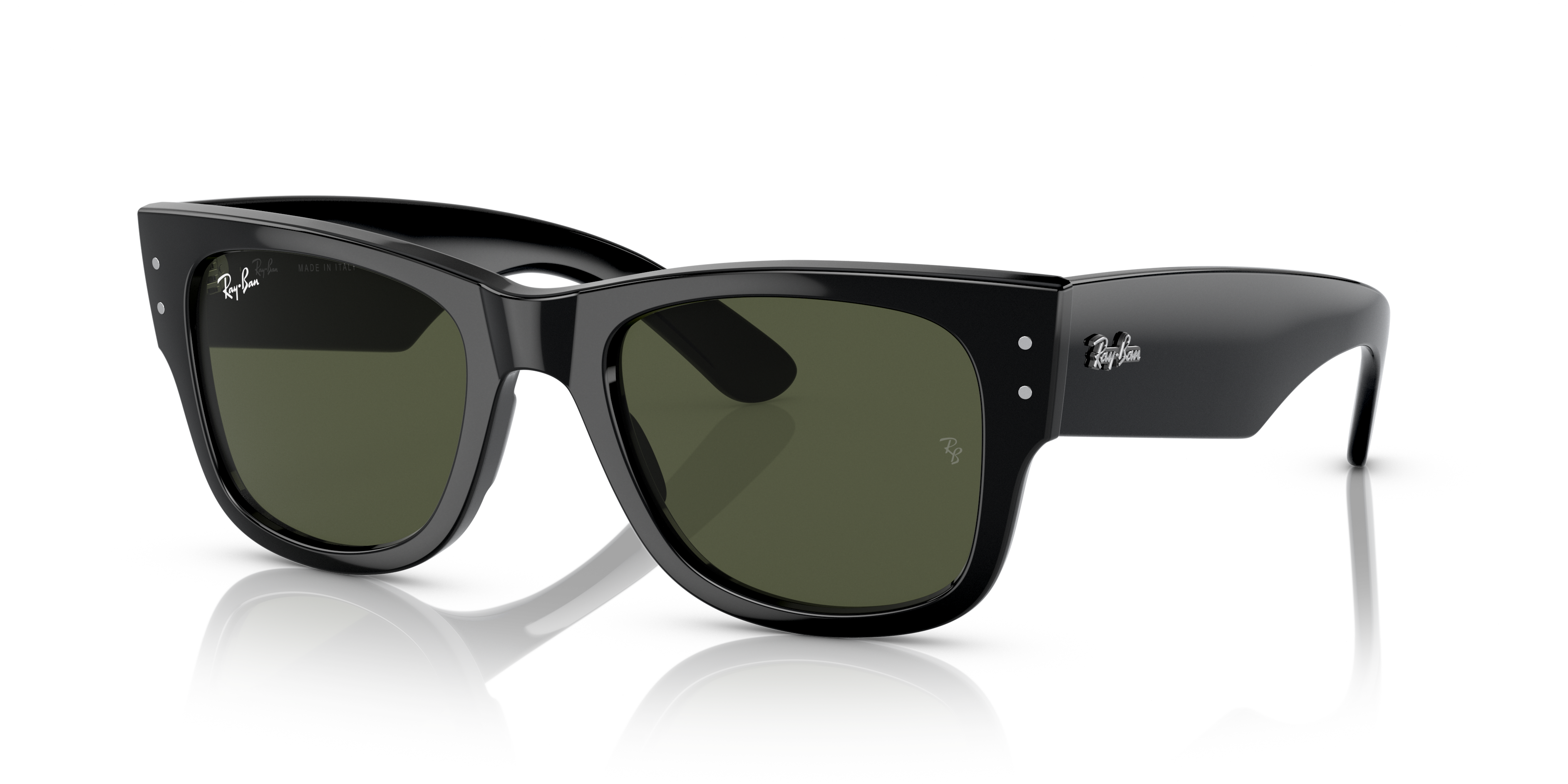 MEGA WAYFARER Sunglasses in Black and Green - RB0840S | Ray-Ban® US