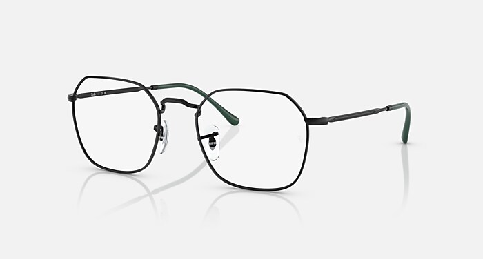 JIM OPTICS Eyeglasses with Black and Clear (53-20) - RB3694V | Ray
