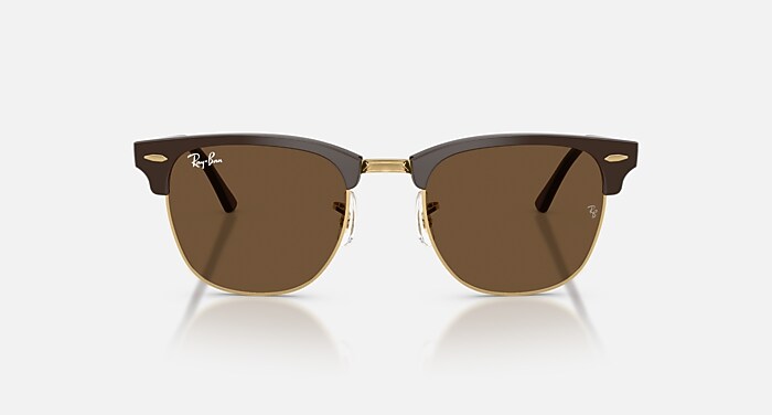 Óculos de Sol CLUBMASTER CLASSIC em Marrom e ouro e Marrom-escuro