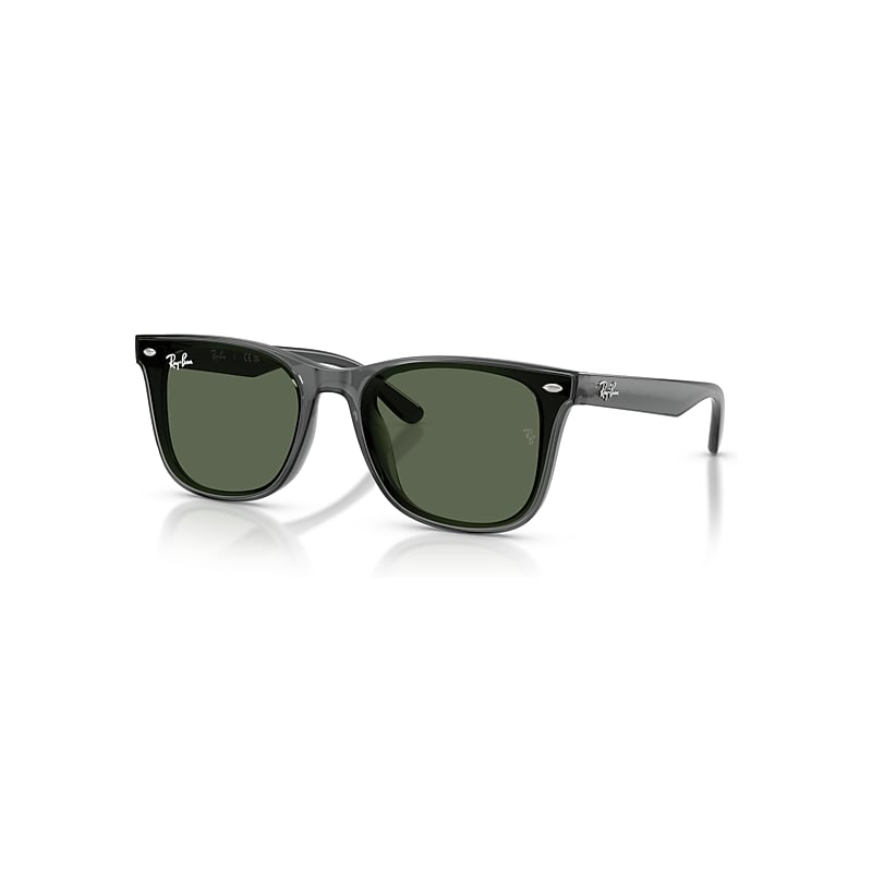 Ray - Ban Unisex Green Ray - Ban Rb4420 691971 Sunglasses Injected Grey Squared Normal - Image 3