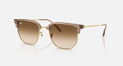NEW CLUBMASTER Sunglasses in Havana and Brown (53-20) - RB4416