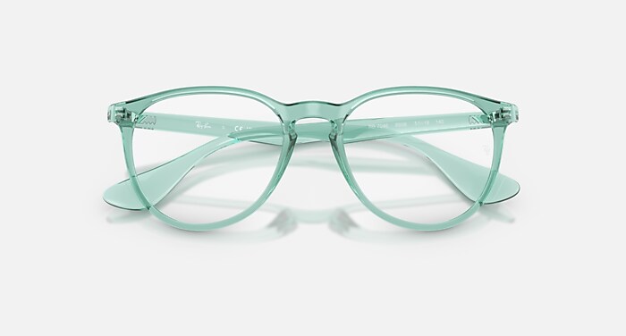ERIKA OPTICS Eyeglasses with Transparent Green and Clear (51-18