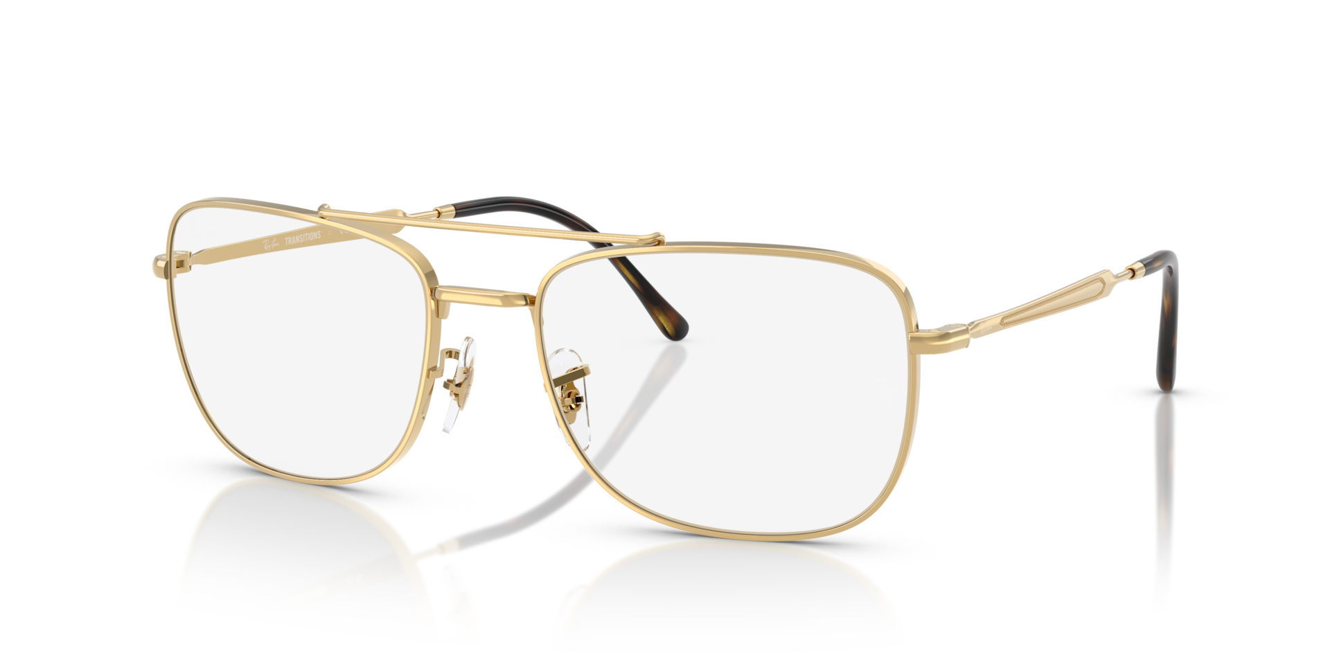 Ray-Ban Rb3754 Transitions Lunettes De Soleil - Monture Dor Arista Verres Bleu 59-19 176 €