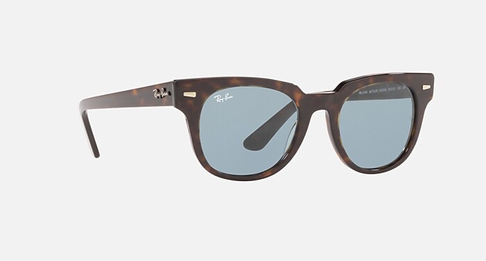METEOR Sunglasses in Havana and Light Blue (50-20) - RB2168 | Ray
