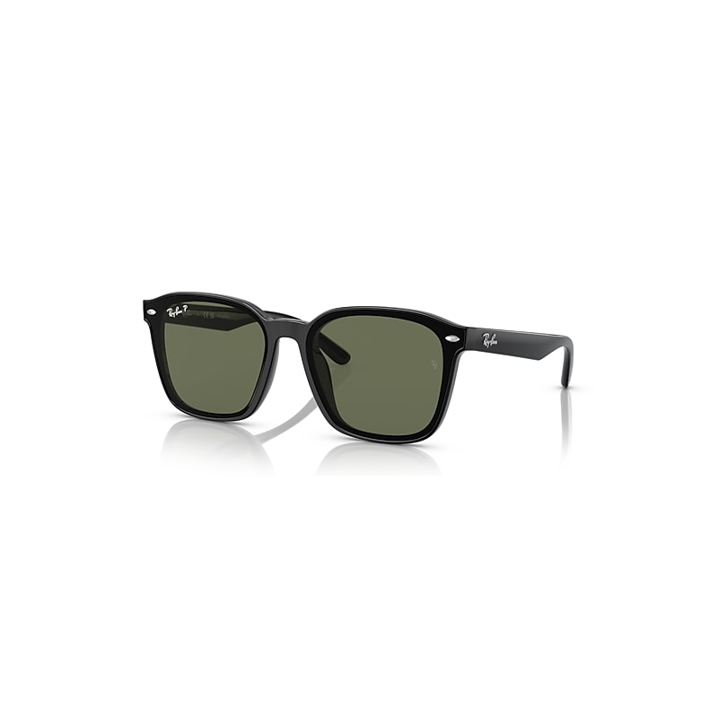 Ray-Ban RB4392D, Black Polarized Sunglasses Dark Green Polarized lenses, Mojo Glasses - Image 5