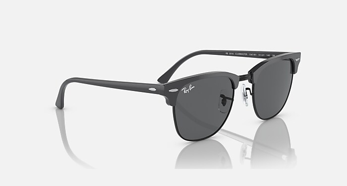 CLUBMASTER CLASSIC Sunglasses in Grey On Black and Dark Grey