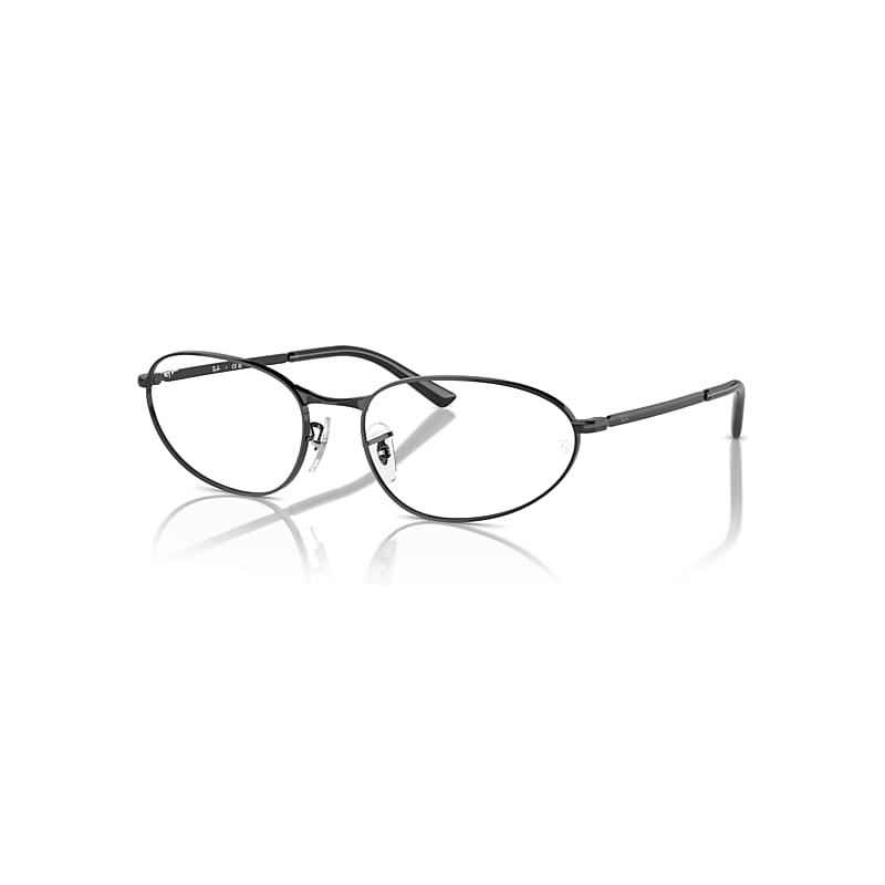 Ray-Ban Eyeglasses  Rb3734v Optics - Black Frame Clear Lenses Polarized 56-18, RX3734V