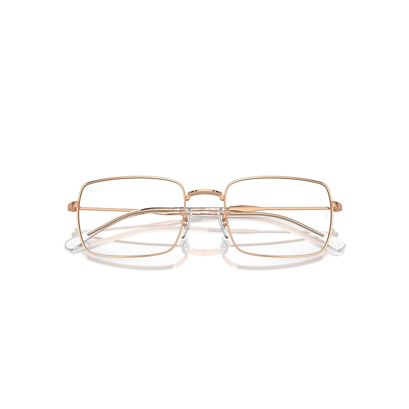 Ray-Ban  Eyeglasses Rose Gold Frame  Lenses Polarized 55-20