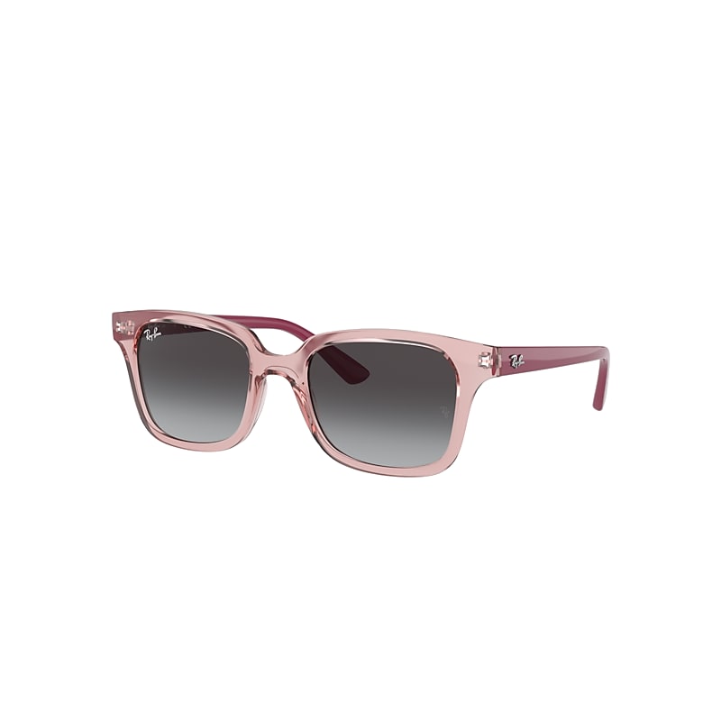 Ray-Ban Sunglasses Kids  Kids - Transparent Pink Frame Grey Lenses 48-18, RB9071S