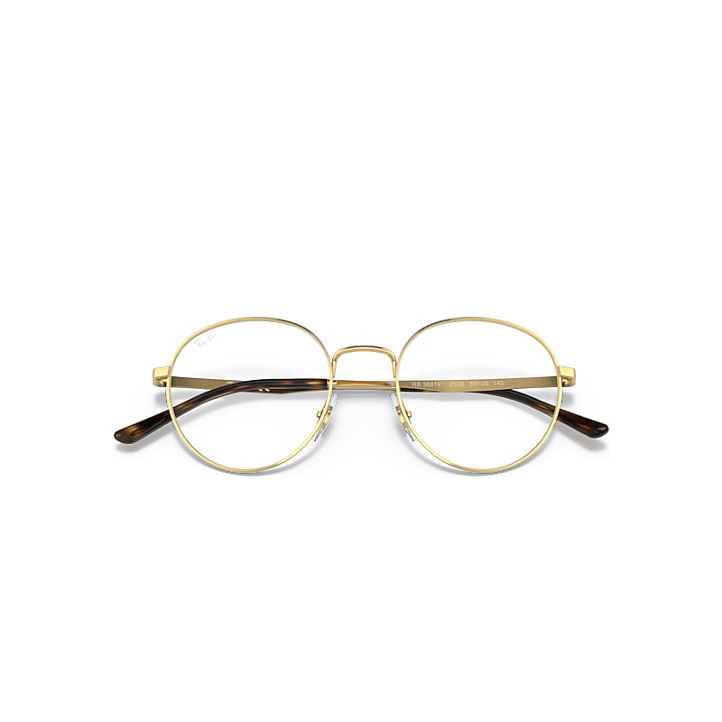 Ray-Ban Rb3681 Optics Optical Arista Gold Frame Clear Lenses 50-20