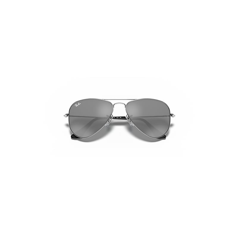 Ray-Ban Kids RJ9506S Junior Aviator 212/6G Kids' Sunglasses Silver Size 50