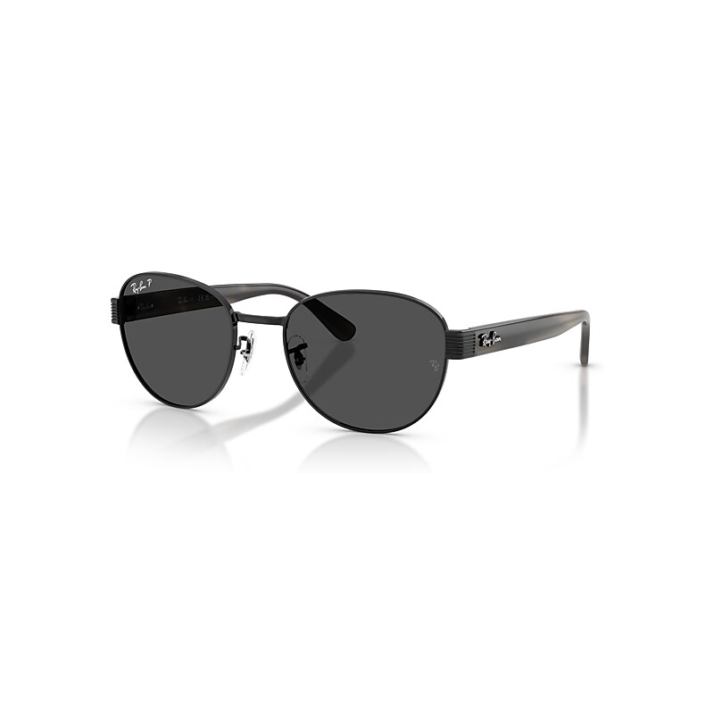 Ray-Ban Unisex Sunglass RB3766 Polarized+ Lenses - Frame color: Black, Lens color: Polarised+ Dark Grey - Image 4