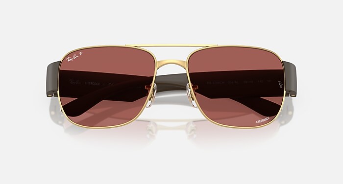 RB3756 POLARIZED+ LENSES Polarized Sunglasses in Arista Gold and