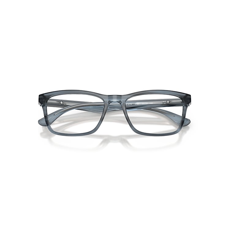 Ray-Ban Rb5279 Optics Optical Striped Blue Frame Clear Lenses Polarized 53-18