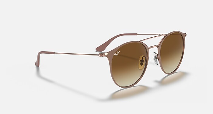 RB3546 Sunglasses in Beige On Copper and Light Brown Gradient (52
