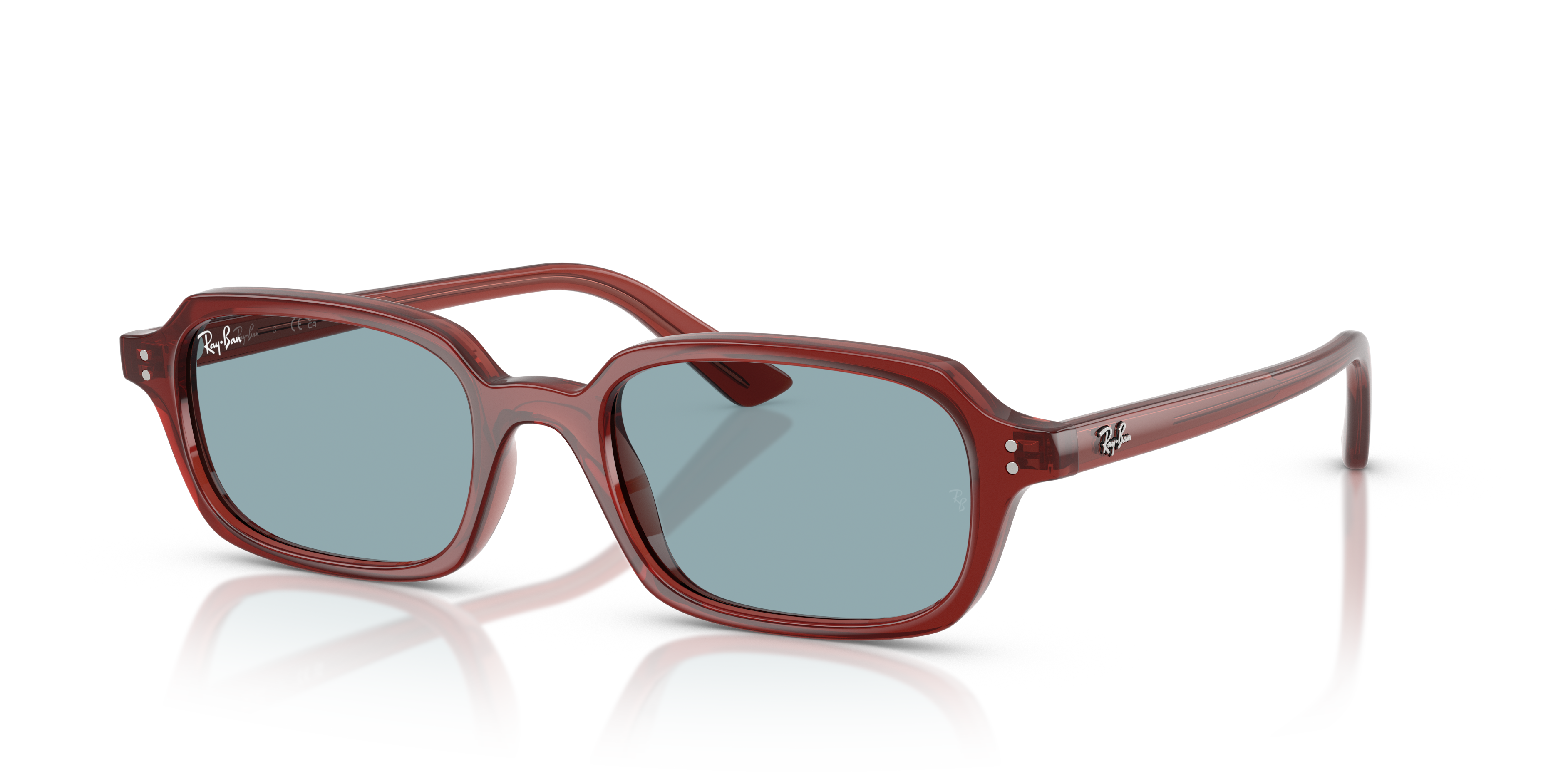 ZURI BIO-BASED Sunglasses in Rosty Brown and Blue - RB4455 | Ray