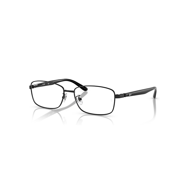 Ray-Ban Eyeglasses Unisex Rb6527d Optics - Matte Black Frame Clear Lenses Polarized 56-16