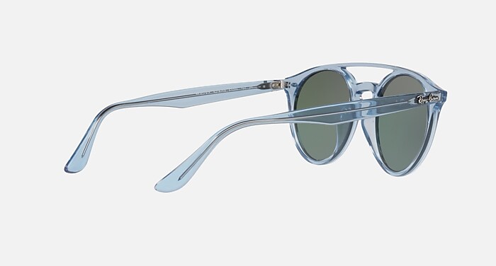 RB4279 Sunglasses in Light Blue and Violet Gradient Mirror (51-20