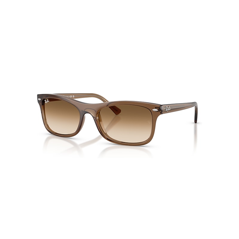 Ray-Ban Sunglasses   - Transparent Light Brown Frame Brown Lenses 54-20, RB2226