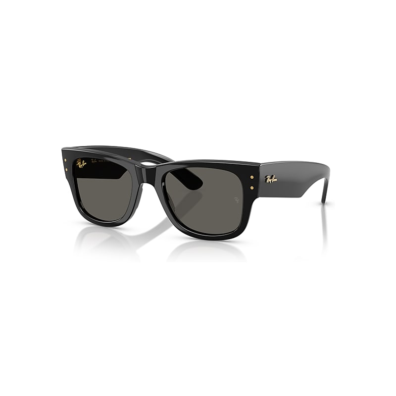 Ray - Ban Unisex Black Ray - Ban A$Ap Rocky Rb0840s Mega Wayfarer 6826J5 Sunglasses Acetate Squared Normal - Image 6