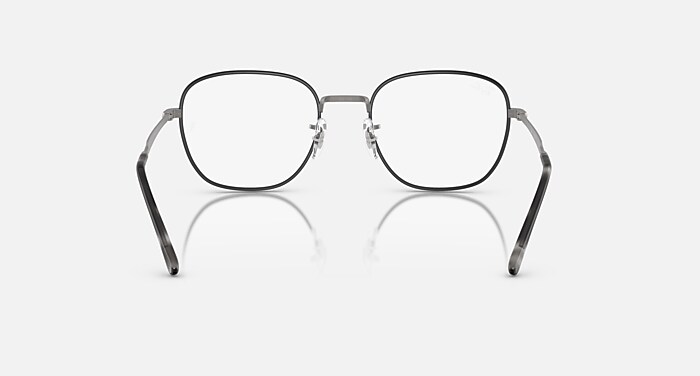 RB6534 OPTICS Eyeglasses with Matte Black On Matte Gunmetal and
